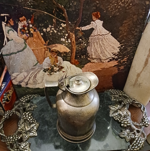 🇺🇲Antique Server Grand Silver Co.Wear Brite Nickel Silver Pitcher,Gift!🛍 - Picture 14 of 16